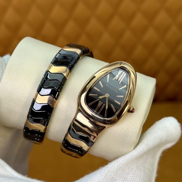 8 BVLGARI LVCEA 102196 (White Mother-of-Pearl, Stainless Steel)