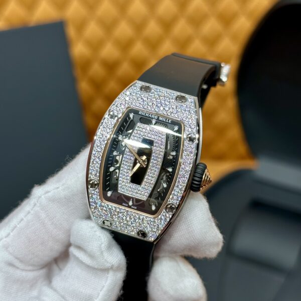 Richard Mille RM07-01 (Snowflake Diamond Black Ceramic, Black Lip)