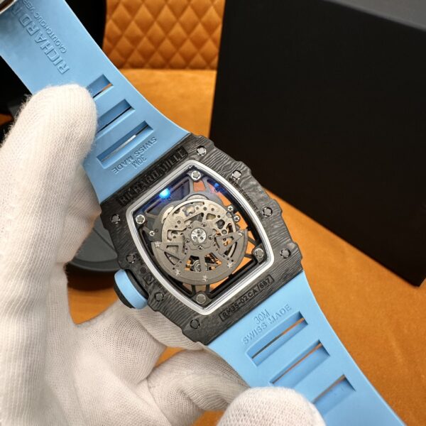 Richard Mille RM035-02 Blue Carbon Fiber Skeleton Dial