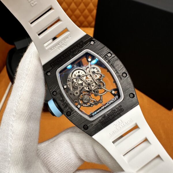 9 Richard Mille RM 055 Blue Carbon (Blue, NTPT Carbon & Titanium)