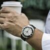 Omega Constellation 131.33.41.21.06.001 (Gray Silk Dial, Stainless Steel, Black Ceramic, Hybrid Strap)