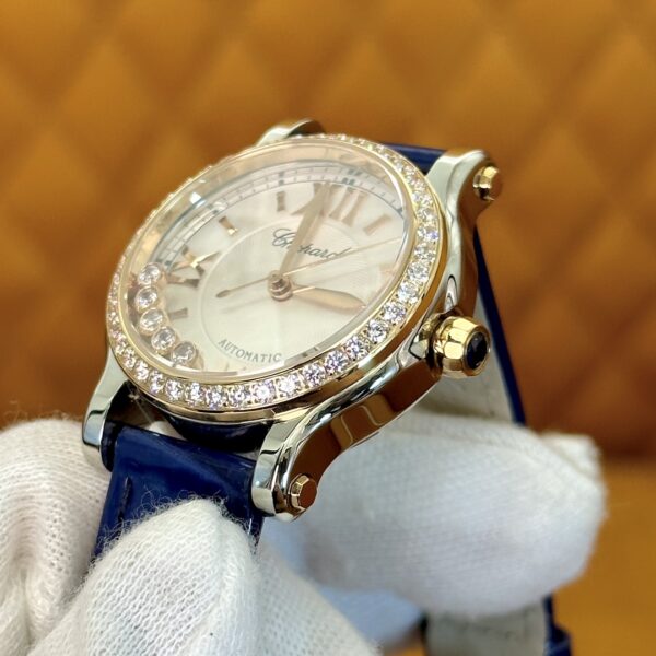 Chopard Happy Sport Ref. 278608-6003 (Blue Diamond Bezel)