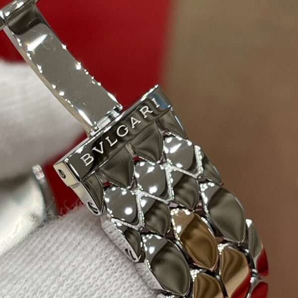 Bvlgari Serpenti 103274 (Opaline Dial, Rose Gold & Diamond Accents, 33mm)
